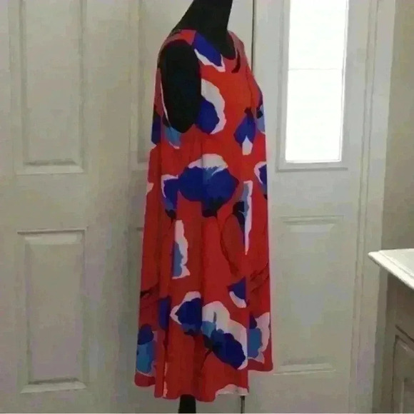 Like New Anne Klein Floral Print Dress Size 10 - Picture 2 of 10